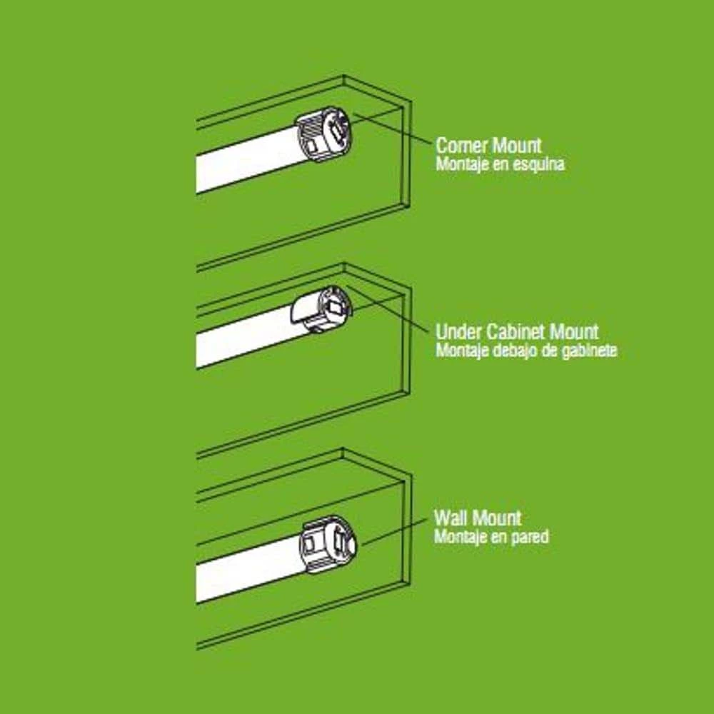 18 in. LED White Corner Light by Commercial Electric 4 18 in. LED White Corner Light by Commercial Electric - Image 3