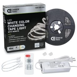 16 ft. LED Tunable White Tape Light Kit- Under Cabinet Light by Commercial Electric
